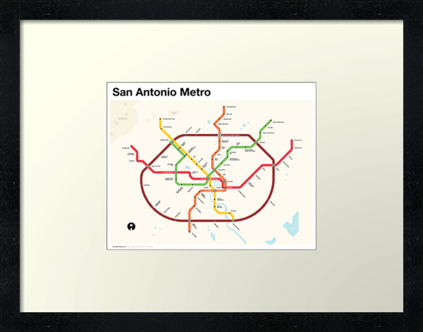 San Antonio Metro Map