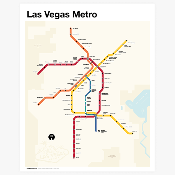 Las Vegas Metro Map