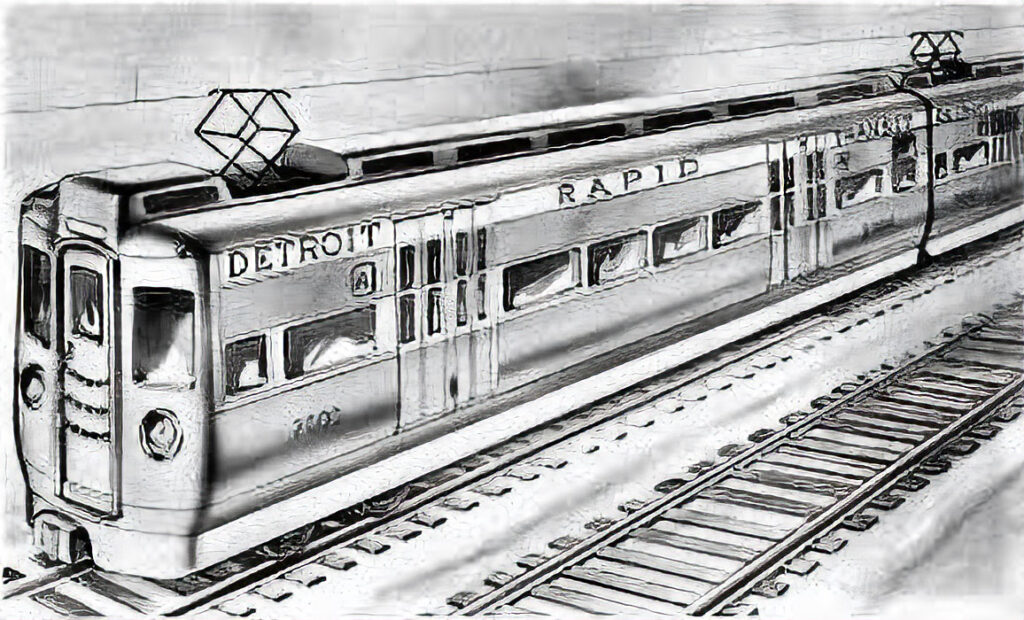 Rapid Train Car, City of Detroit Rapid Transit Commission, 1949